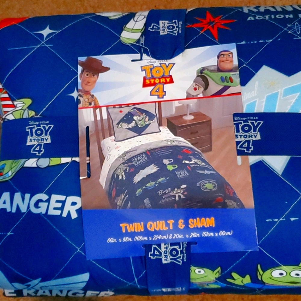 Twin size quilt and sham set